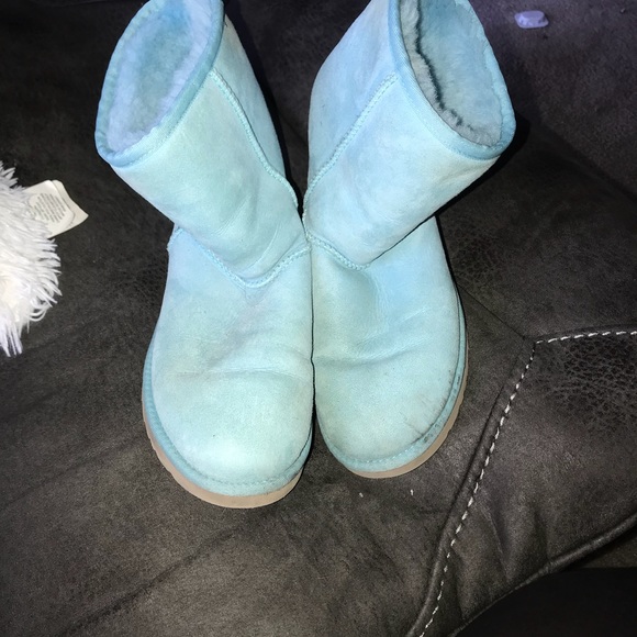 UGG Shoes Baby Blue Ugg Boots Size 8 Poshmark